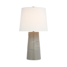 Load image into Gallery viewer, Braque LED Table Lamp in Shellish Gray.