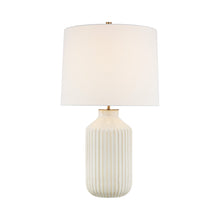 Load image into Gallery viewer, Braylen LED Table Lamp in Ivory.
