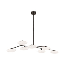 Load image into Gallery viewer, Brindille LED Linear Pendant Light in Gun Metal.