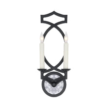 Load image into Gallery viewer, Brittany Wall Light in Aged Iron.