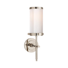 Load image into Gallery viewer, Bryant Bath Wall Light in Polished Nickel.