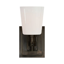 Load image into Gallery viewer, Bryant Single Bath Wall Light in Bronze.