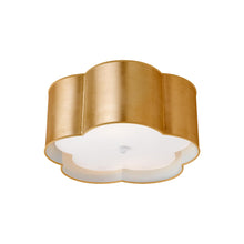 Load image into Gallery viewer, Bryce Flower Flushmount Ceiling Light in Gild (Medium).
