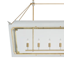 Load image into Gallery viewer, Caddo Linear Pendant Light in Detail.