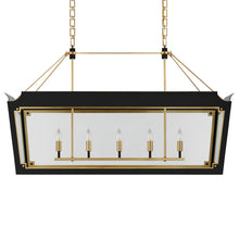 Load image into Gallery viewer, Caddo Linear Pendant Light in Detail.