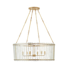Load image into Gallery viewer, Cadence Chandelier in Hand-Rubbed Antique Brass (Large).