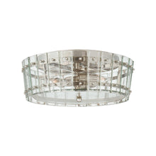 Load image into Gallery viewer, Cadence Flush Mount Ceiling Light in Polished Nickel (Medium).