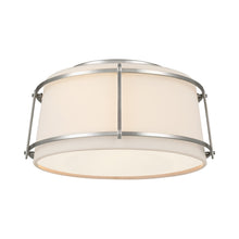 Load image into Gallery viewer, Callaway LED Flush Mount Ceiling Light in Polished Nickel.