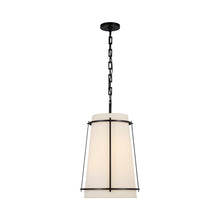 Load image into Gallery viewer, Callaway LED Pendant Light in Polished Nickel (Small).