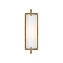 Load image into Gallery viewer, Calliope Bath Light in Hand-Rubbed Antique Brass (Small).
