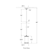 Load image into Gallery viewer, Calliope Mini Pendant Light - line drawing.