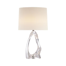 Load image into Gallery viewer, Cannes Table Lamp in Clear Glass.
