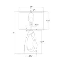 Load image into Gallery viewer, Cannes Table Lamp - line drawing.
