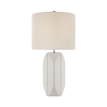 Load image into Gallery viewer, Carmilla Table Lamp in Matte White.