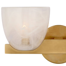 Load image into Gallery viewer, Carola LED Vanity Wall Light in Detail.