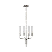 Load image into Gallery viewer, Casoria LED Chandelier in Polished Nickel.
