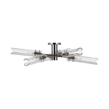 Load image into Gallery viewer, Casoria LED Flush Mount Ceiling Light in Polished Nickel.