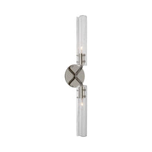 Load image into Gallery viewer, Casoria Vanity LED Wall Light in Polished Nickel.