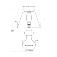 Load image into Gallery viewer, Chambers Table Lamp - line drawing.