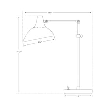 Load image into Gallery viewer, Charlton Table Lamp - line drawing.