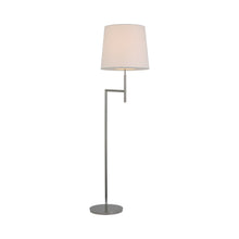 Load image into Gallery viewer, Clarion LED Floor Lamp in Polished Nickel.