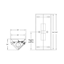 Load image into Gallery viewer, Clayton Wall Light - line drawing.