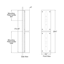 Load image into Gallery viewer, Clayton Wall Light - line drawing.