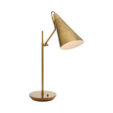 Load image into Gallery viewer, Clemente Table Lamp in Hand-Rubbed Antique Brass.
