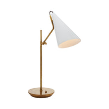 Load image into Gallery viewer, Clemente Table Lamp in White.
