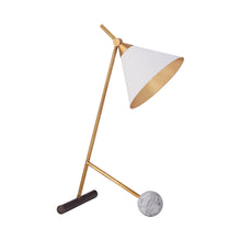 Load image into Gallery viewer, Cleo Table Lamp in White.