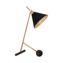 Load image into Gallery viewer, Cleo Table Lamp in Black.