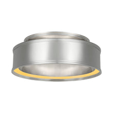 Load image into Gallery viewer, Connery LED Flush Mount Ceiling Light in Polished Nickel (18-Inch).