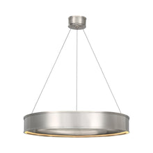 Load image into Gallery viewer, Connery Ring LED Chandelier in Polished Nickel (30-Inch).