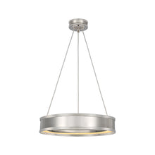 Load image into Gallery viewer, Connery Ring LED Chandelier in Polished Nickel (18-Inch).