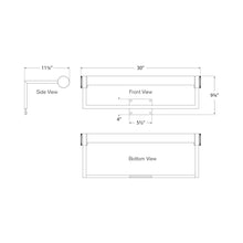 Load image into Gallery viewer, Cosmopolitan Picture Light - line drawing.