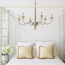 Load image into Gallery viewer, Country Chandelier in bedroom.