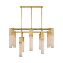 Load image into Gallery viewer, Covet LED Chandelier in Antique-Burnished Brass.