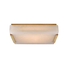 Load image into Gallery viewer, Covet LED Flush Mount Ceiling Light in Antique-Burnished Brass (Medium).