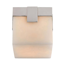 Load image into Gallery viewer, Covet LED Solitaire Flush Mount Ceiling Light in Polished Nickel.