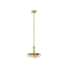 Load image into Gallery viewer, Covet Ring LED Chandelier in Antique-Burnished Brass (Small).