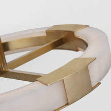 Load image into Gallery viewer, Covet Ring LED Semi Flush Mount Ceiling Light in Detail.