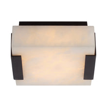 Load image into Gallery viewer, Covet Solitaire LED Flush Mount Ceiling Light in Low Clip/Bronze.