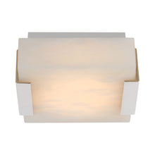 Load image into Gallery viewer, Covet Solitaire LED Flush Mount Ceiling Light in Low Clip/Polished Nickel.