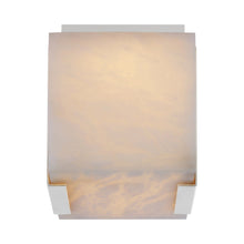 Load image into Gallery viewer, Covet Solitaire LED Flush Mount Ceiling Light in Tall Clip/Polished Nickel.