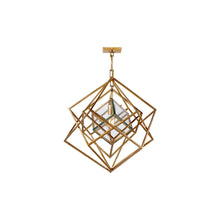 Load image into Gallery viewer, Cubist Chandelier in Gild (Small).