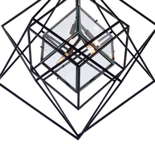 Load image into Gallery viewer, Cubist Chandelier in Detail.