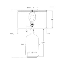 Load image into Gallery viewer, Culloden Table Lamp - line drawing.