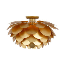 Load image into Gallery viewer, Cynara LED Flush Mount Ceiling Light in Gild (X-Large).