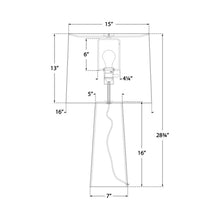 Load image into Gallery viewer, Danube Table Lamp - line drawing.