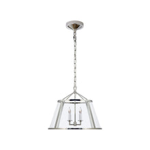 Load image into Gallery viewer, Darlana Drum Pendant Light in Polished Nickel (Small).
